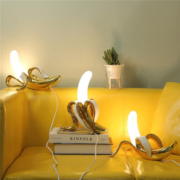Banana Lights Art Deco Tischlampen-Leuchtezauber