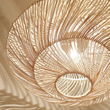 Radiar – Vintage Rattan-Hängelampe-Leuchtezauber