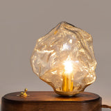 Eis Stein Glas Atmosphärische Tischlampe-Leuchtezauber