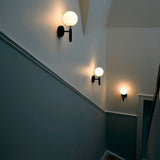Minimalistische skandinavische Wandlampe-Leuchtezauber