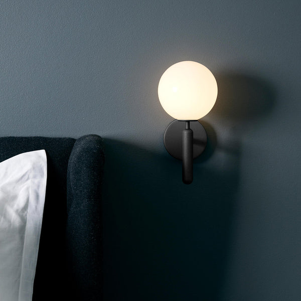 Minimalistische skandinavische Wandlampe-Leuchtezauber