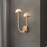 Pilzalabaster-Wandlampe für Ihr Zuhause-Leuchtezauber