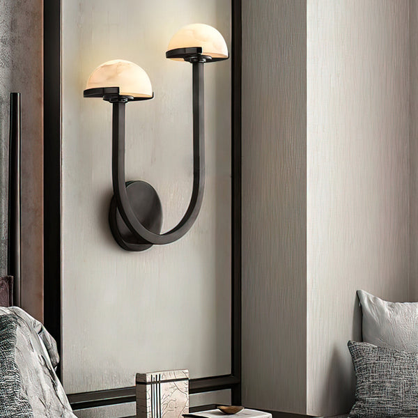 Pilzalabaster-Wandlampe für Ihr Zuhause-Leuchtezauber