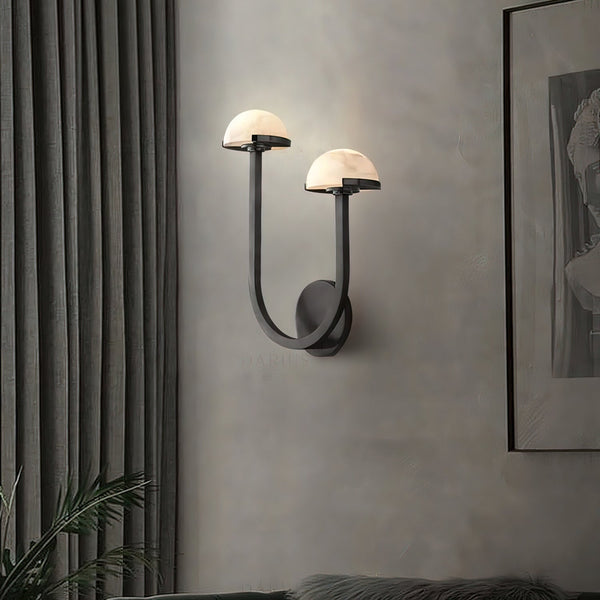 Pilzalabaster-Wandlampe für Ihr Zuhause-Leuchtezauber