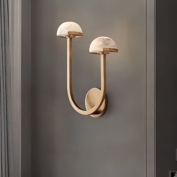 Pilzalabaster-Wandlampe für Ihr Zuhause-Leuchtezauber