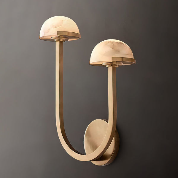 Pilzalabaster-Wandlampe für Ihr Zuhause-Leuchtezauber
