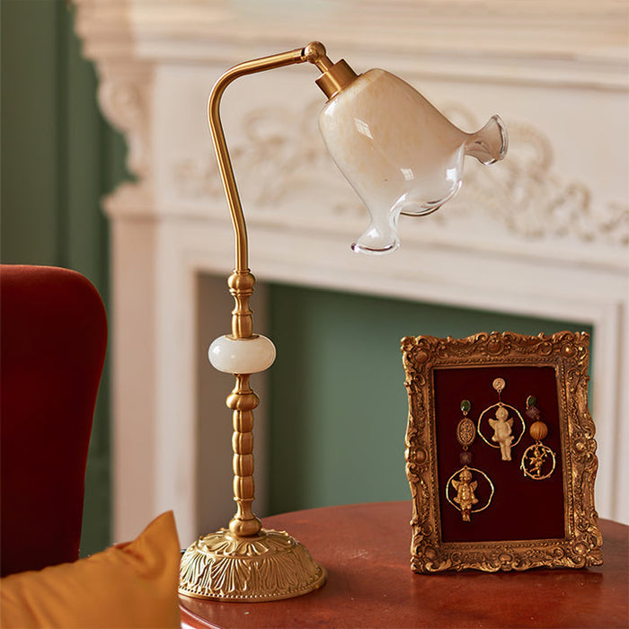 Roselamp | Fashion Flower Tischlampe aus Messing-Leuchtezauber