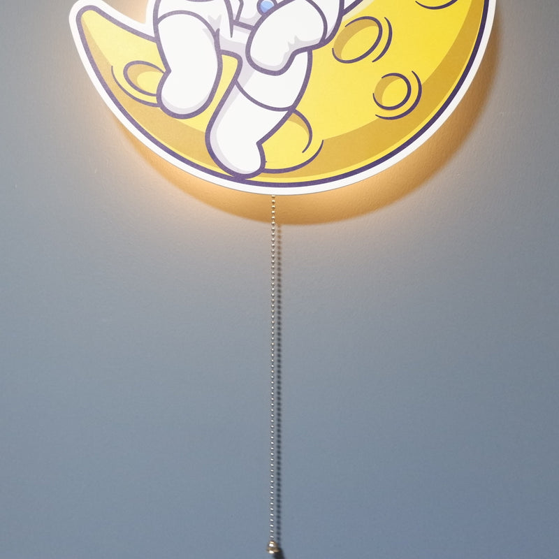 Astronauten-Wandlampe-Leuchtezauber