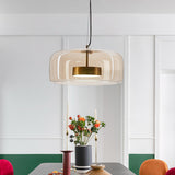 Schicke Hotel-Hängelampe aus Glas-Leuchtezauber