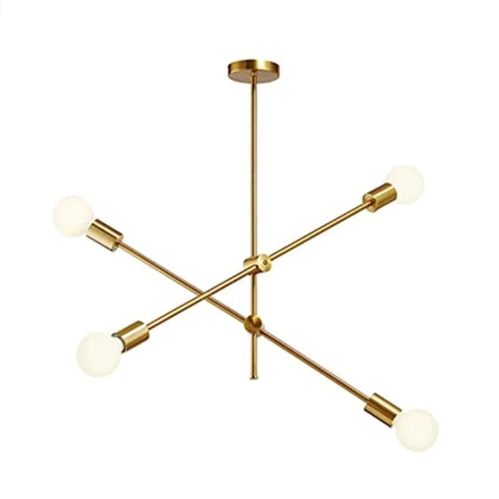 Lucca Sputnik Kronleuchter aus der Mitte des Jahrhunderts-Leuchtezauber