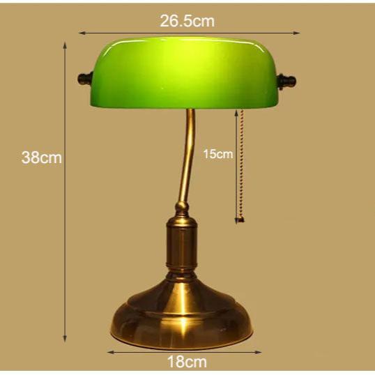Tischlampe aus Glas im europäischen Stil-Leuchtezauber
