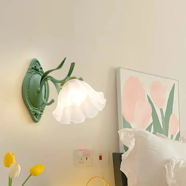 Wandleuchte in Form einer Blume-Leuchtezauber