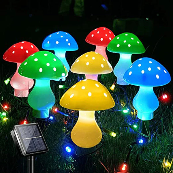 LUMIGLOW Solar-Pilz-Lichterkette-Leuchtezauber