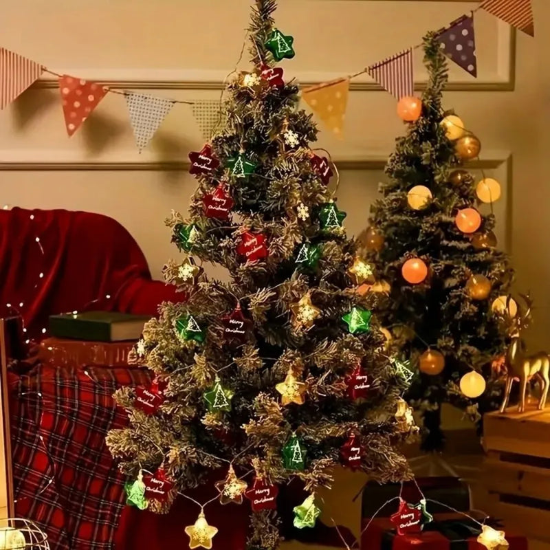 Weihnachtslichter mit Batteriekasten