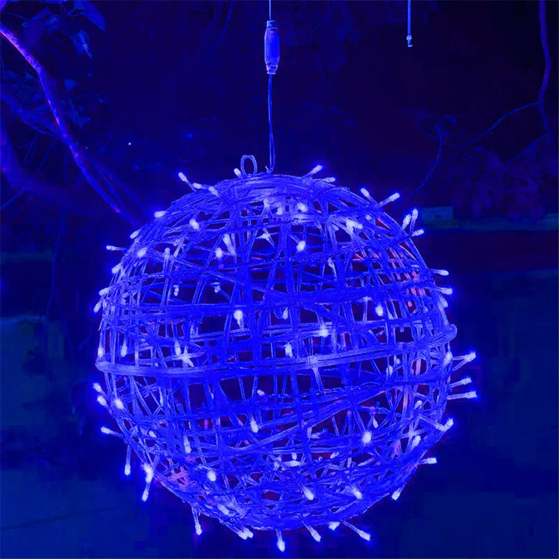 LED Rattan Ball Weihnachtslichterkette