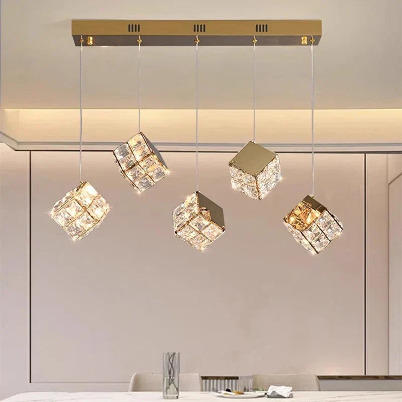 LuxeLicht Kristallen Trap Hanglamp-Leuchtezauber