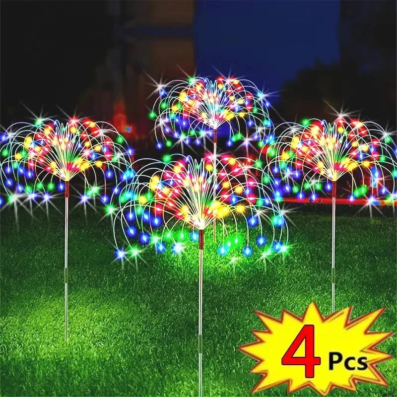 Solar LED Feuerwerk Weihnachtslichter