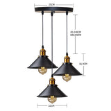 IronGlow Vintage LED Pendelleuchte – Retro Loftlampe für Küche & Esszimmer-Leuchtezauber