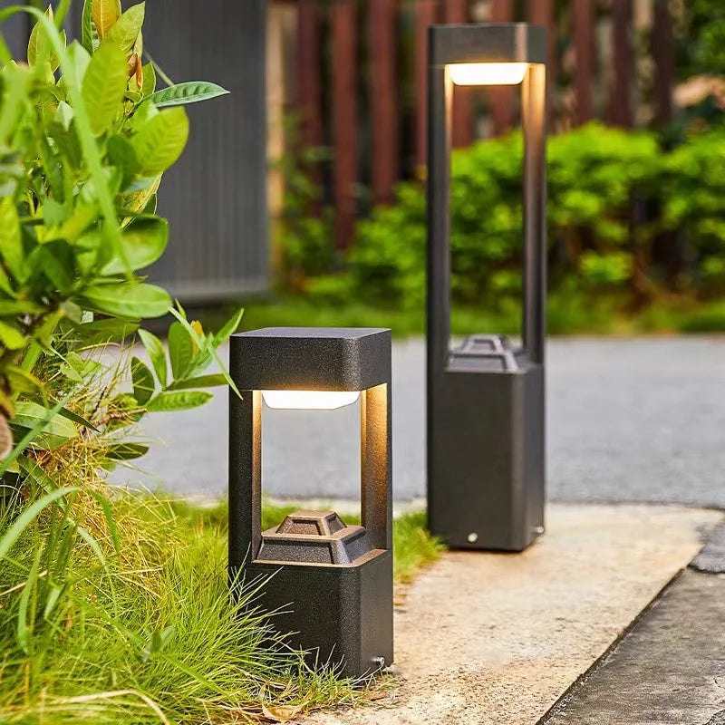 LumiPad Moderne LED Gartenlampe – Minimalistisches IP55 Außenlicht für Garten, Einfahrt, Hof & Landschaft-Leuchtezauber