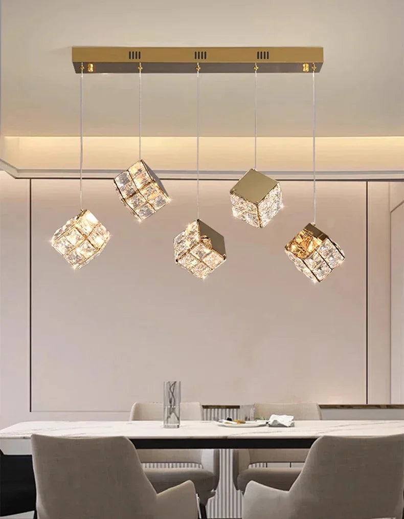 LuxeLicht Kristallen Trap Hanglamp-Leuchtezauber