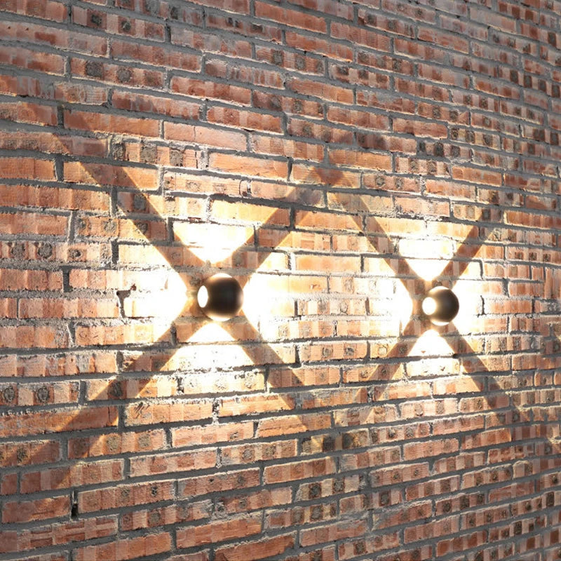 Kugelform Aluminium Wandleuchte-Leuchtezauber