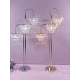 LumiÉclat Kristall-Blumenvase & LED-Kerzenleuchter – Edle Tischdeko für Hochzeit, Party & Zuhause-Leuchtezauber