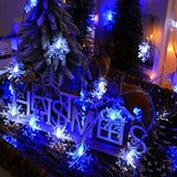FrostLume LED Schneeflocken-Lichterkette
