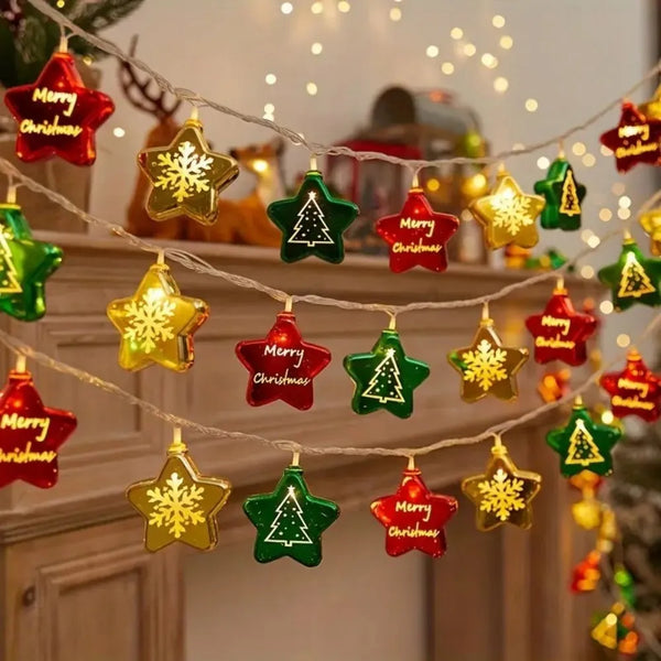 Weihnachtslichter mit Batteriekasten