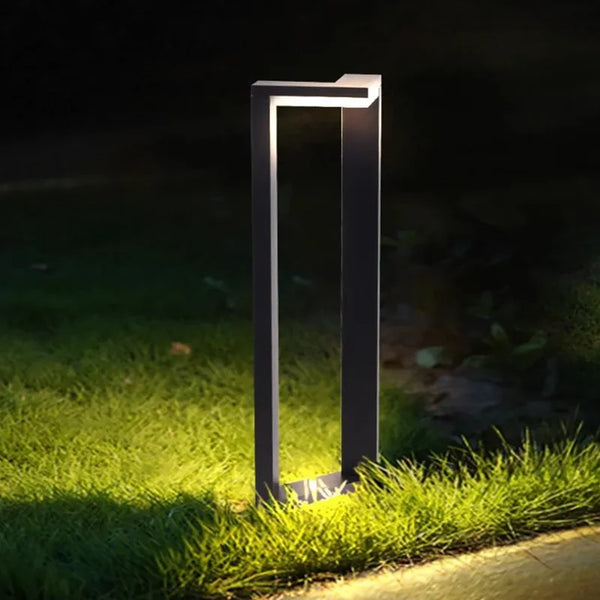 LumiPillar Aluminium LED Gartenleuchte-Leuchtezauber