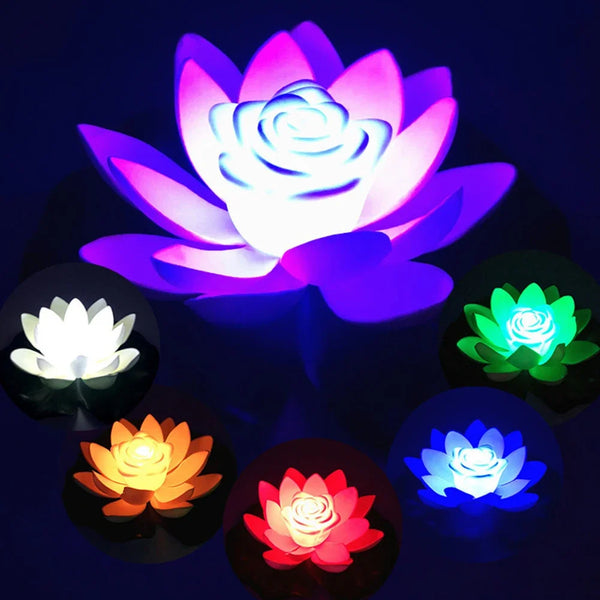 LUMILILY Drijvende Lotuslamp-Leuchtezauber