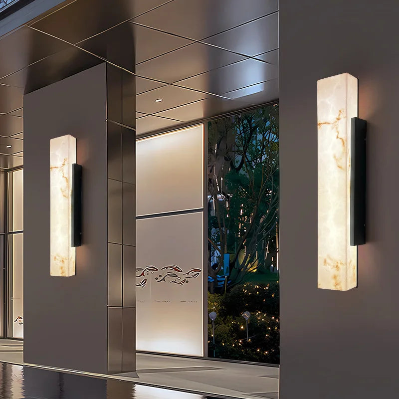 SOLMAR Marmeren LED Wandlamp-Leuchtezauber