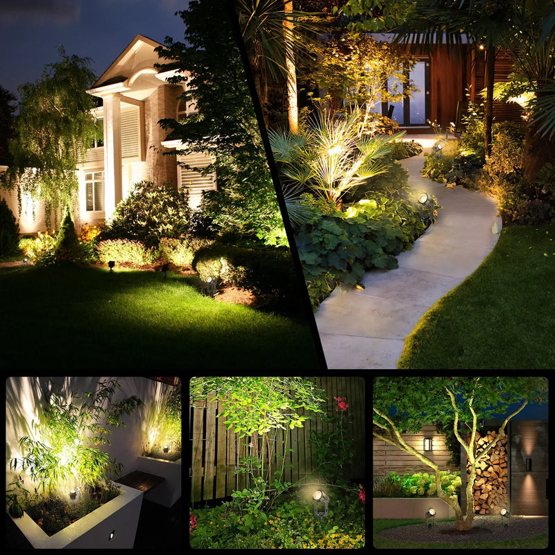 PowerBeam LED Gartenstrahler Außen – Wasserdichte Landschaftsbeleuchtung-Leuchtezauber