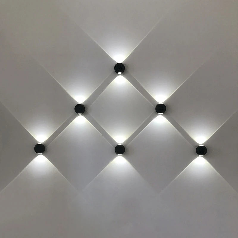 Kugelform Aluminium Wandleuchte-Leuchtezauber