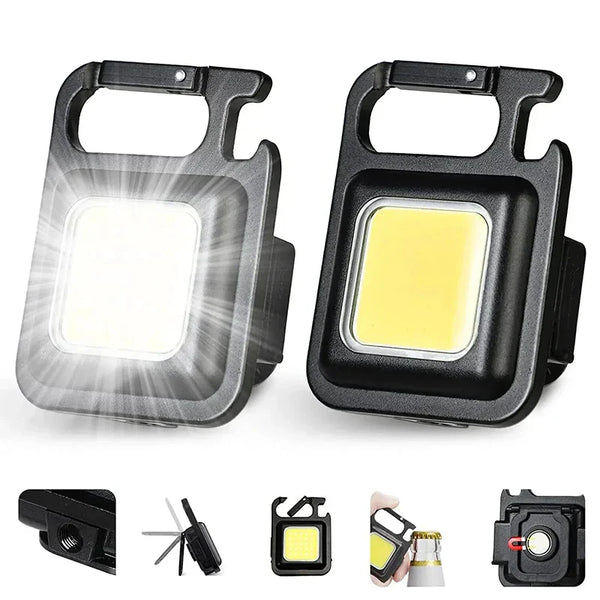 LumiKey Mini COB LED Schlüsselanhängerlampe-Leuchtezauber