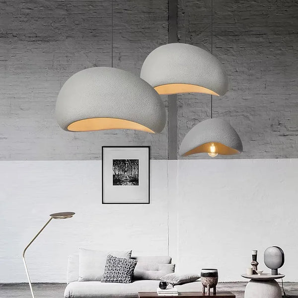 WabiGlow – Moderne LED Pendelleuchte im Wabi-Sabi-Stil für Wohnzimmer, Schlafzimmer & Esszimmer-Leuchtezauber