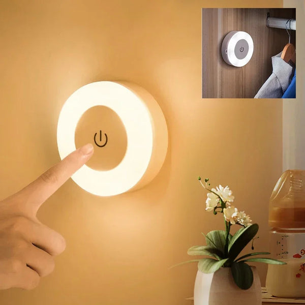 GlowDot USB Wiederaufladbares LED Nachtlicht-Leuchtezauber