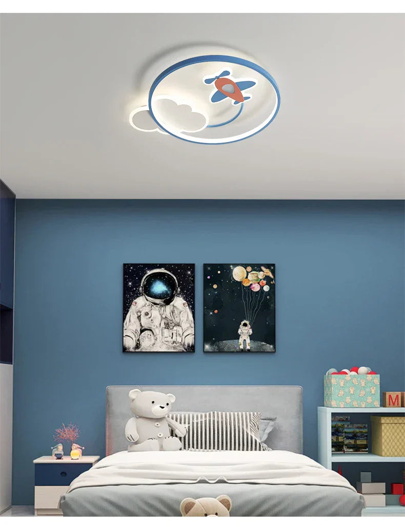 DreamGlow Dimmbarer LED-Kronleuchter für Kinderzimmer-Leuchtezauber