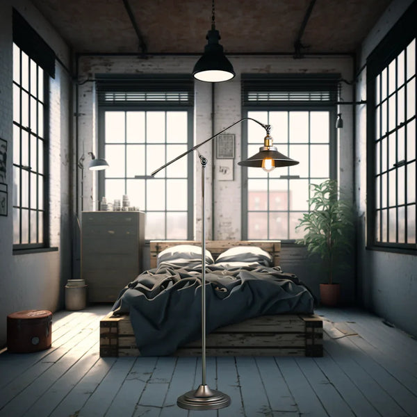 LUMIRÉTRO Moderne Retro Stehlampe-Leuchtezauber