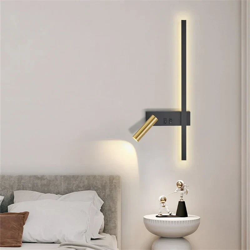 AuroraLuma Nordic Dual LED Wandleuchte-Leuchtezauber
