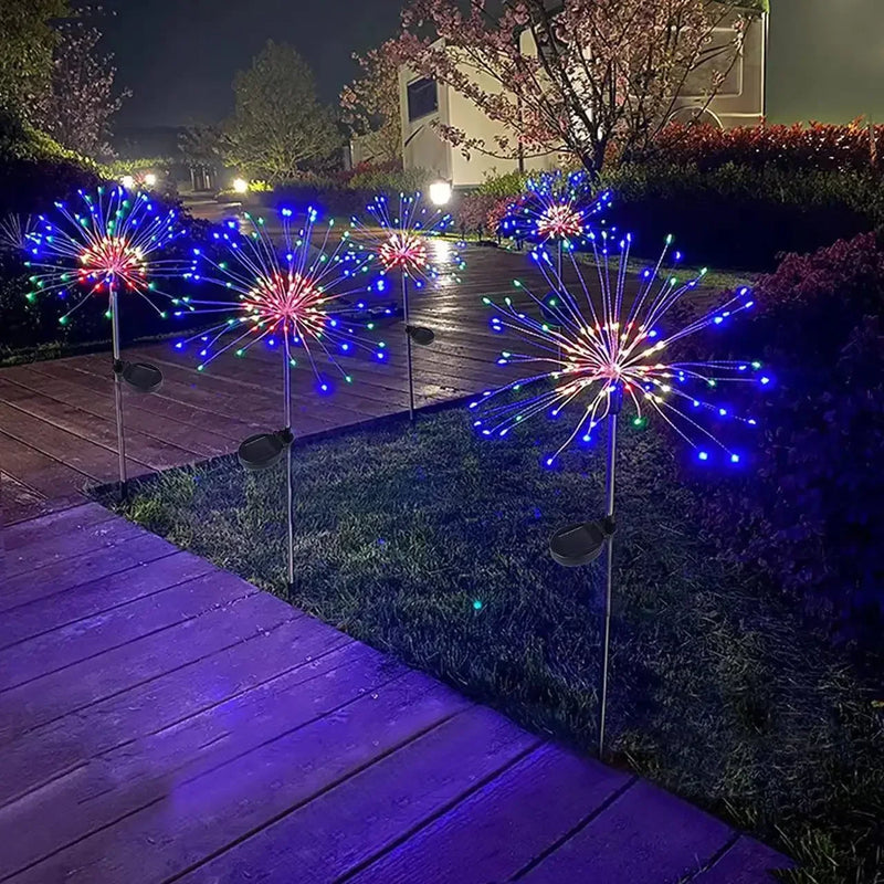 Solar LED Feuerwerk Weihnachtslichter