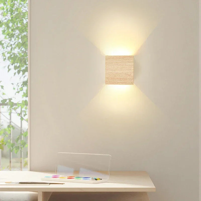 NORDLUM NaturLite LED-Wandleuchte-Leuchtezauber