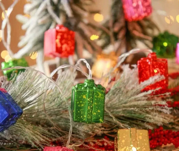 Weihnachtslichter mit Batteriekasten