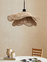WabiRope Aura: Scandinavische Wabi Sabi Hennep Touw Hanglamp-Leuchtezauber