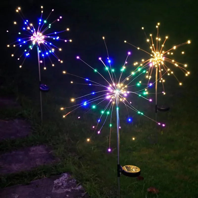 Solar LED Feuerwerk Weihnachtslichter