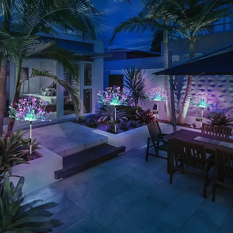 Solar LED Feuerwerk Weihnachtslichter