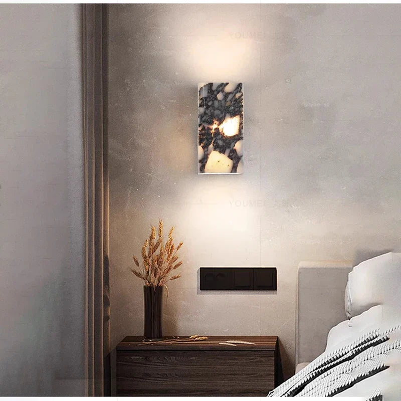 LUMARIS MarbleGlow LED Wandleuchte-Leuchtezauber