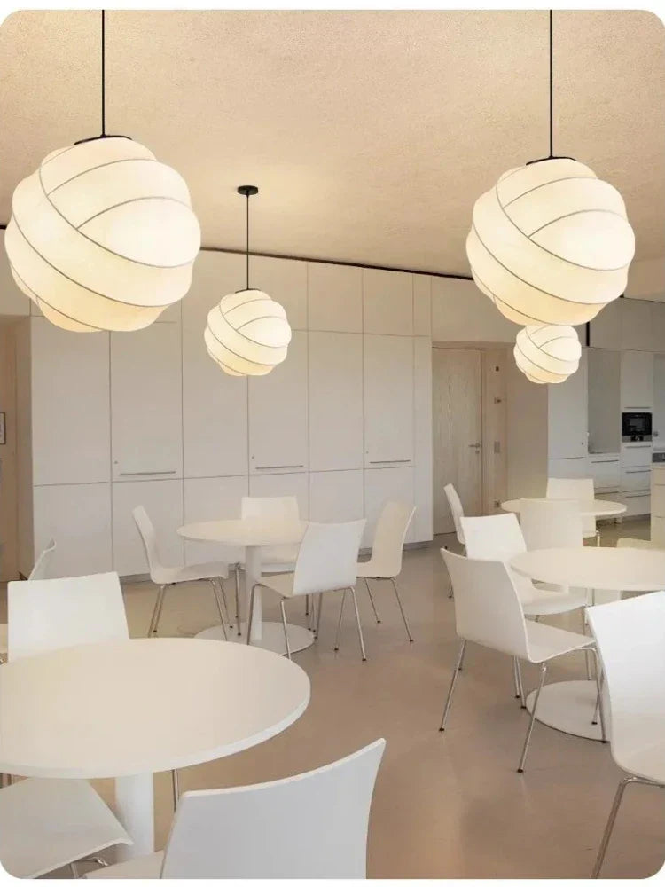 Noguchi Wabi Sphere – Japanische Papier-Hängeleuchte im Wabi-Sabi Stil