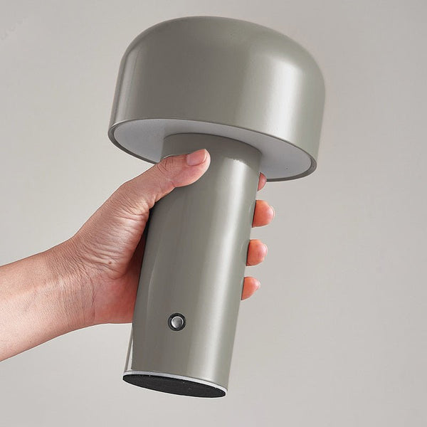 Italienische kabellose Pilz-Tischlampe-Leuchtezauber