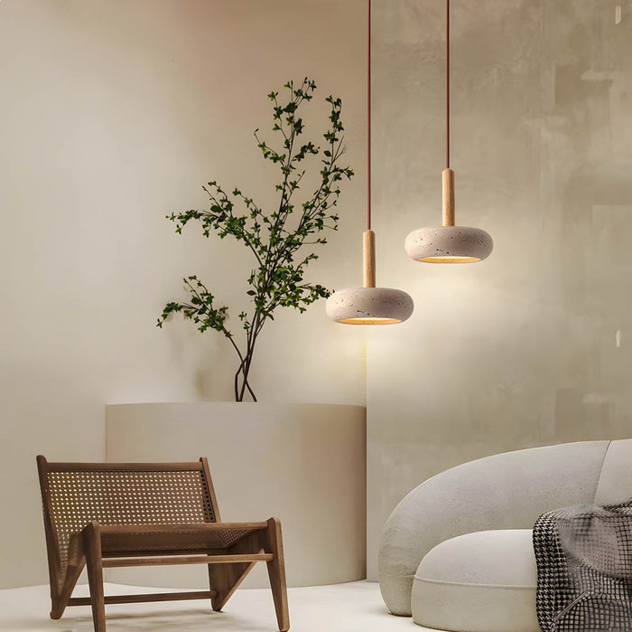 Hängelampe im Wabi-Sabi-Stil-Leuchtezauber