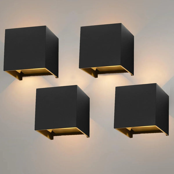 LUMICUBE LED Wandleuchten Set (4 Stück)-Leuchtezauber